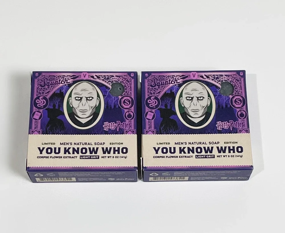 Dr. Squatch Harry Potter You Know Who Soap 5 oz (x2)